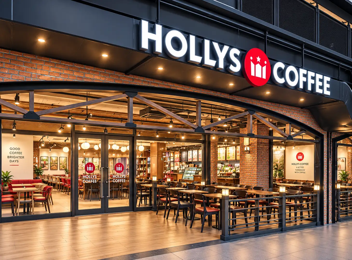 Hollys Coffee interior
