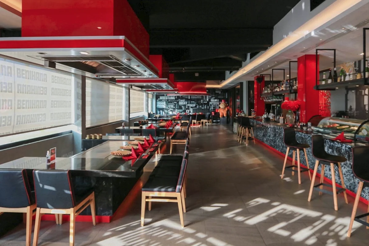 Benihana Pattaya teppanyaki dining room